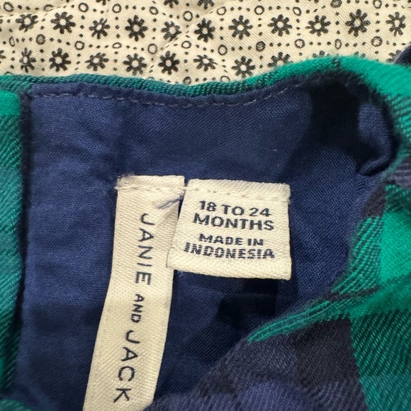 BABY PLAID RUFFLE ROMPER - Picture 5 of 11